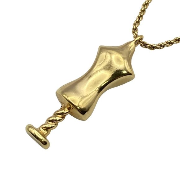 Auth DIOR/ChristianDior - Gold Hardware Necklace - Picture 3 of 4